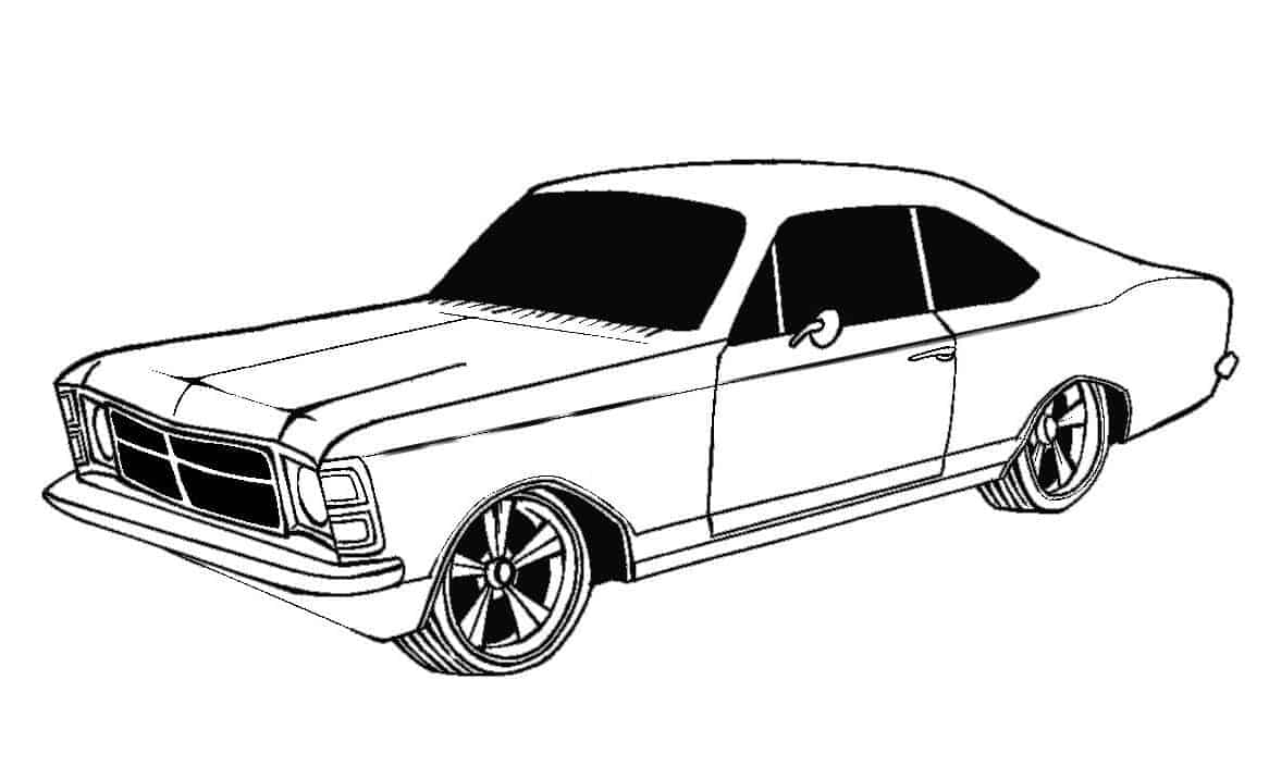 desenhos de motos para colorir