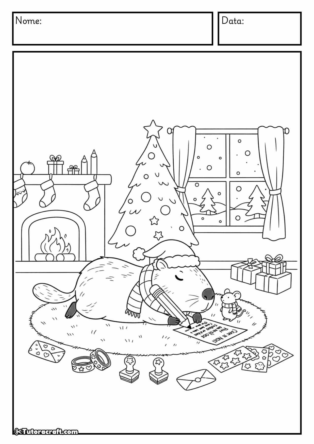desenhos de natal simples