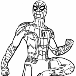 desenho homem aranha para pintar