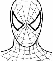 desenho do homem aranha para imprimir e pintar