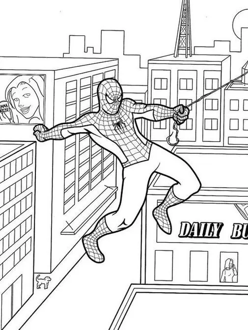 desenho homem aranha spider-gwen para colorir