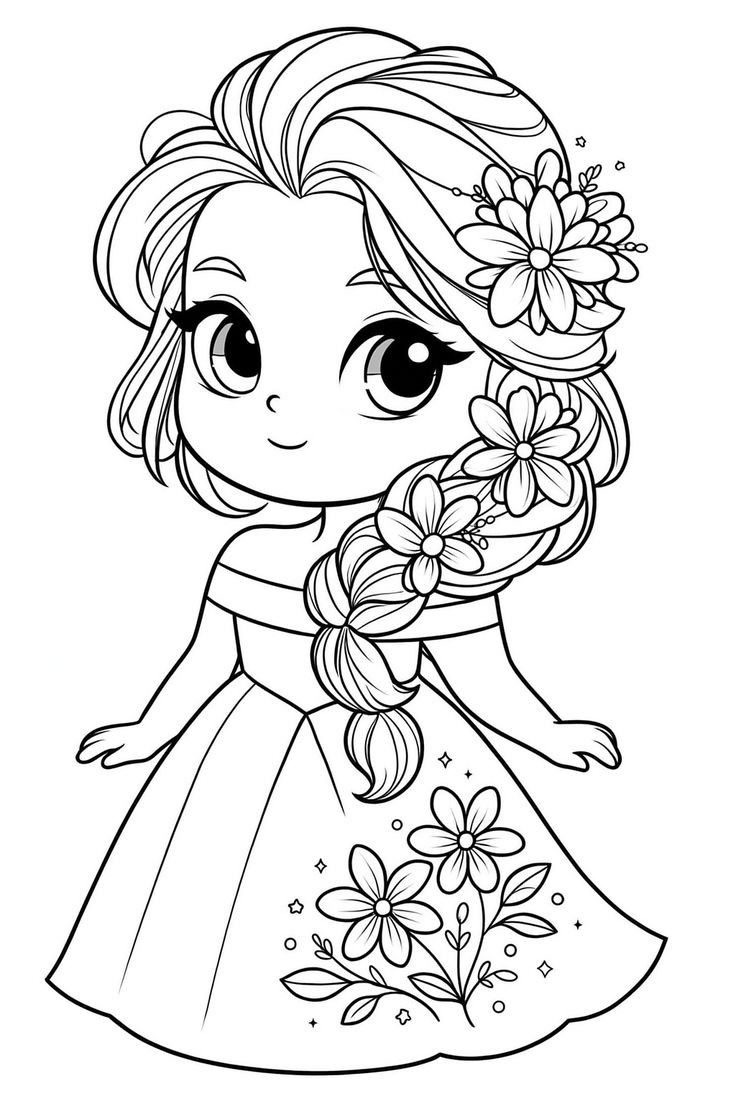 desenho para colorir menina super-heroína