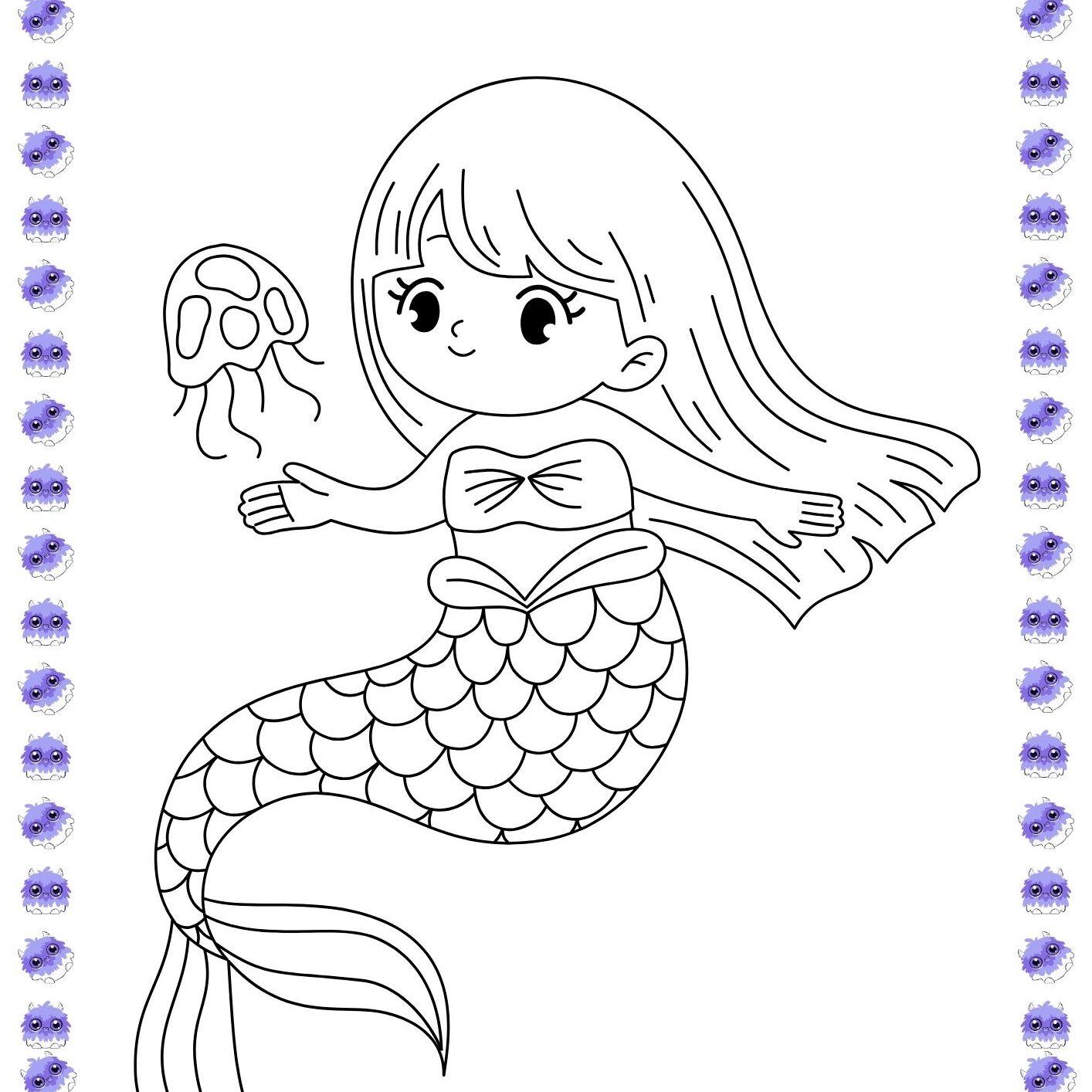 desenho para colorir menina fada