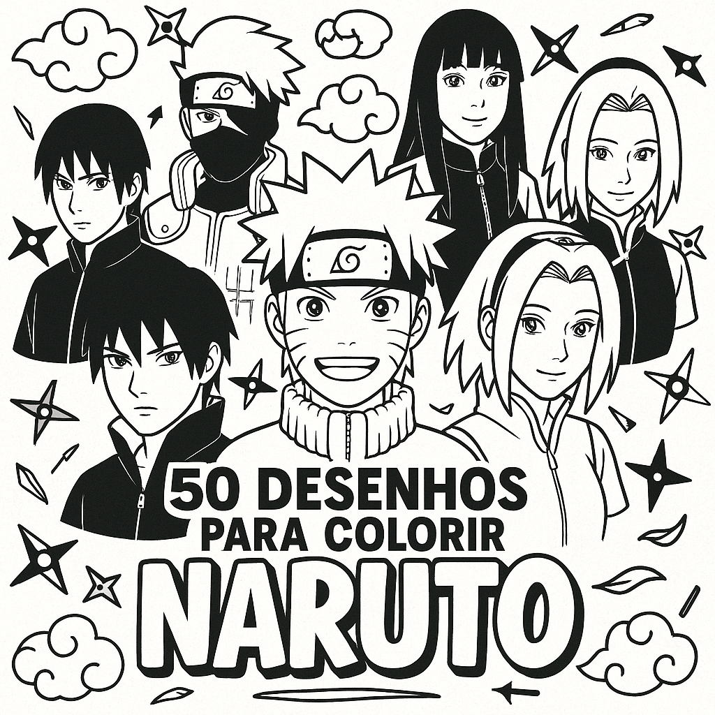 naruto desenhos para colorir e imprimir da sakura