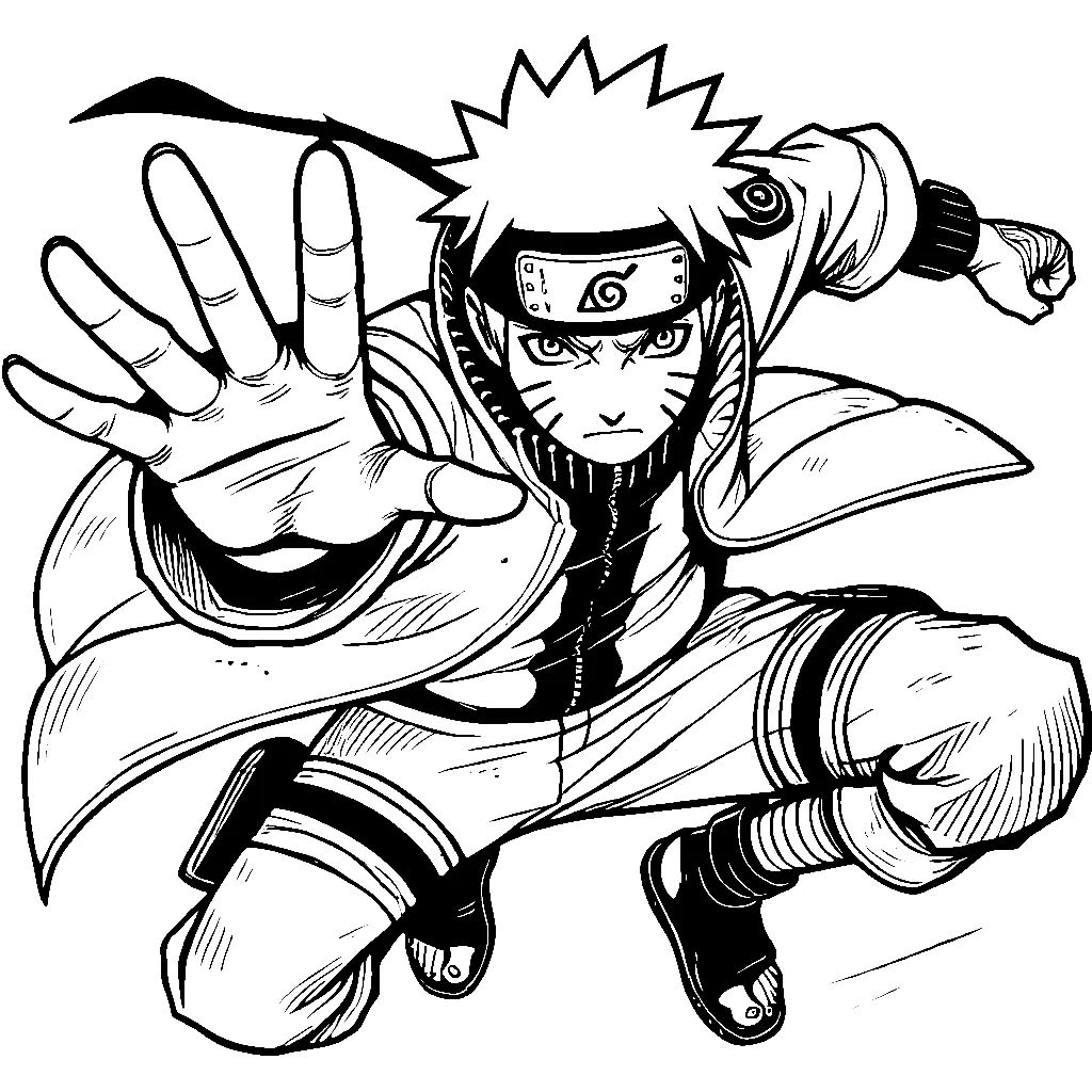 naruto desenhos para colorir e imprimir de ninjas