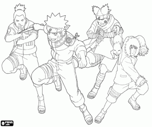 naruto desenhos para colorir e imprimir difíceis