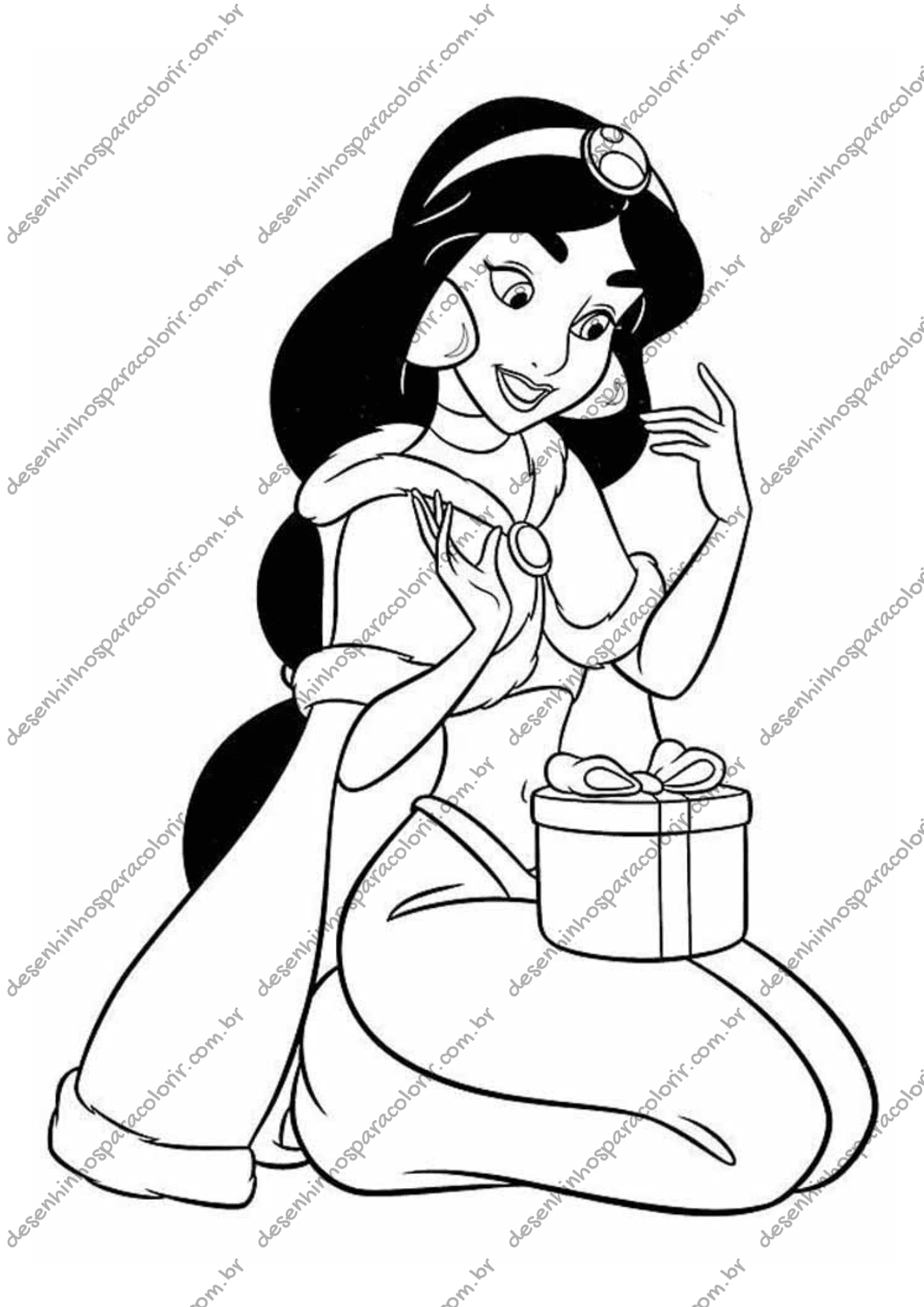 desenho para colorir princesa Sofia