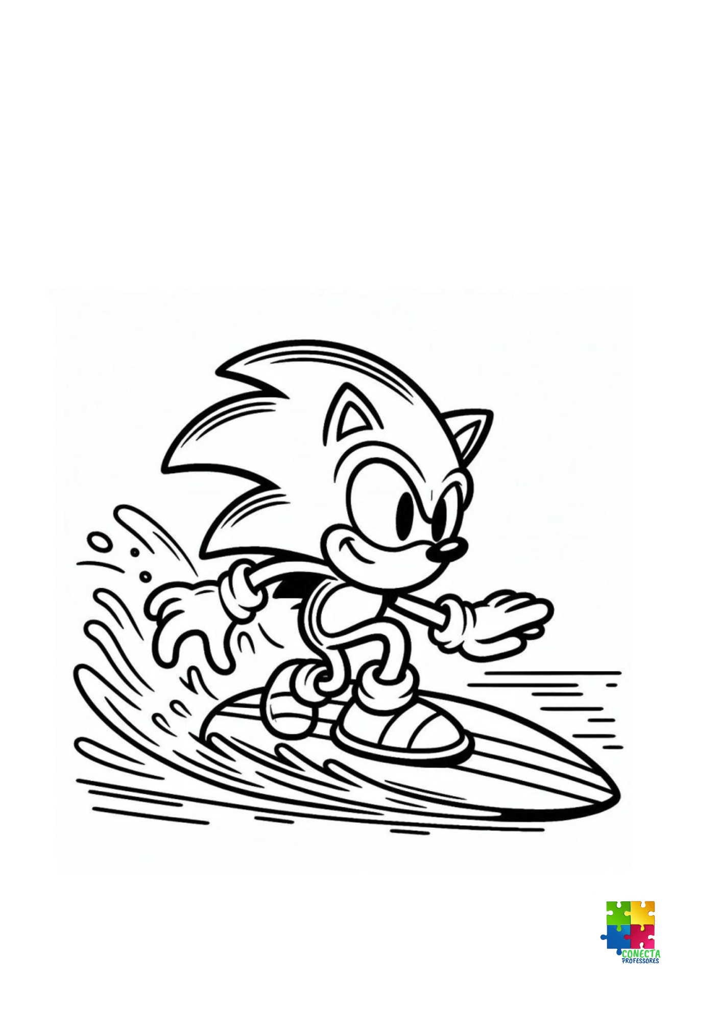 sonic para colorir e imprimir grátis