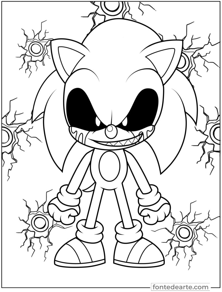 imagens do sonic para imprimir