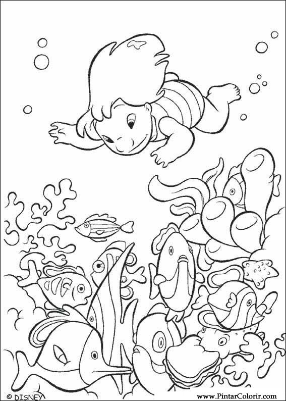 desenho stitch para colorir e imprimir grátis