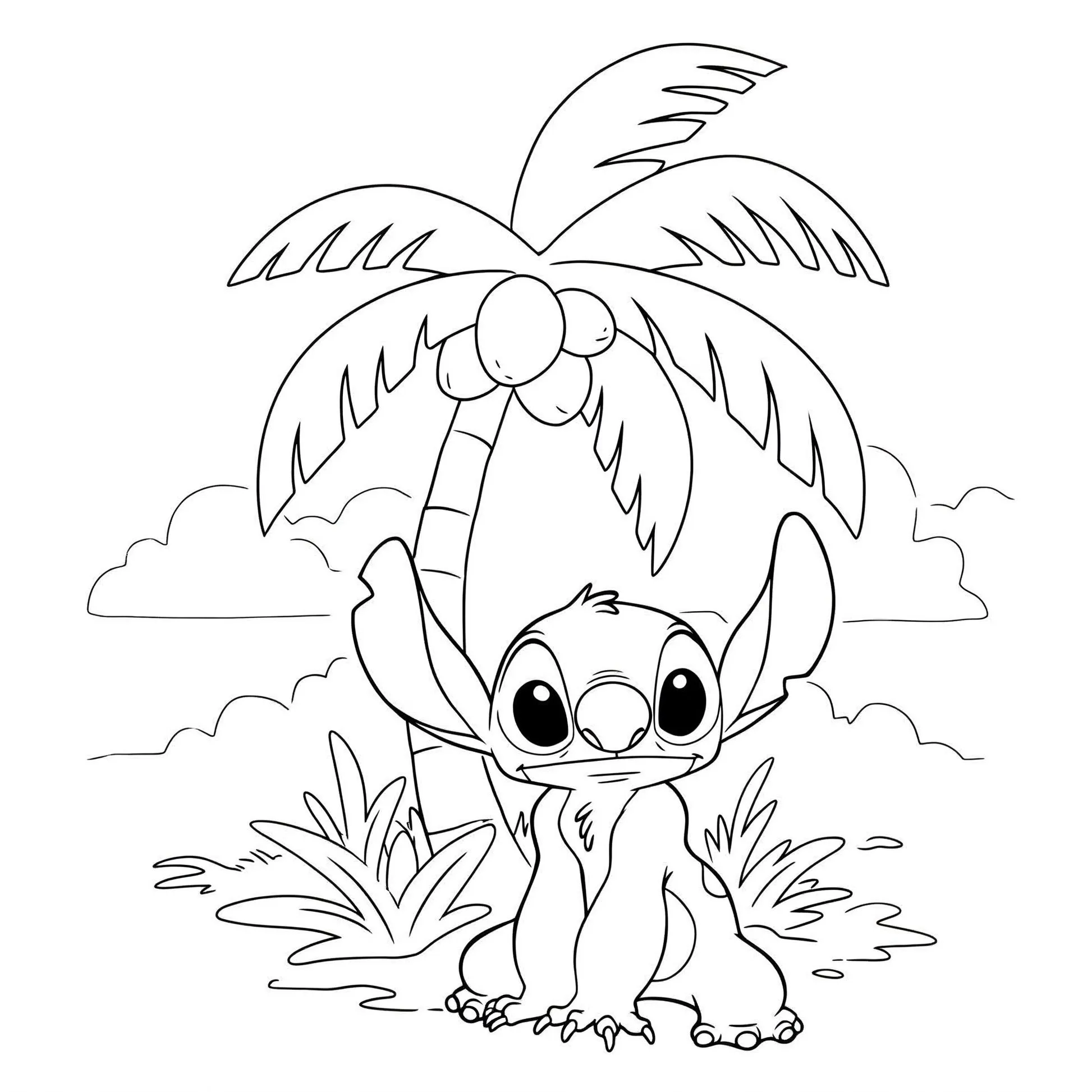 stitch fofo para colorir