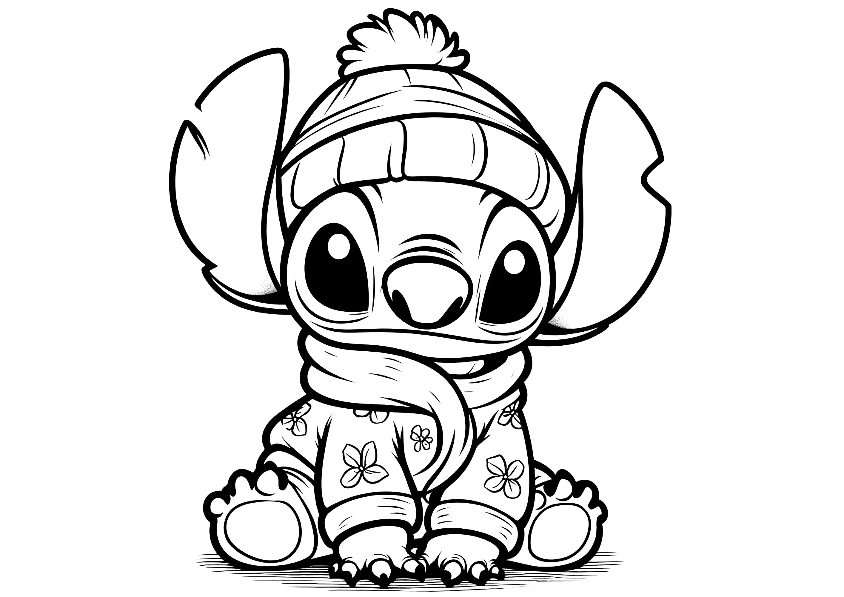 desenho lilo e stitch para colorir