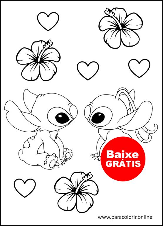 stitch tumblr para colorir