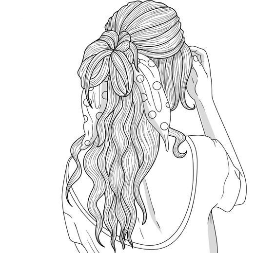 desenhos tumblr de moda para colorir