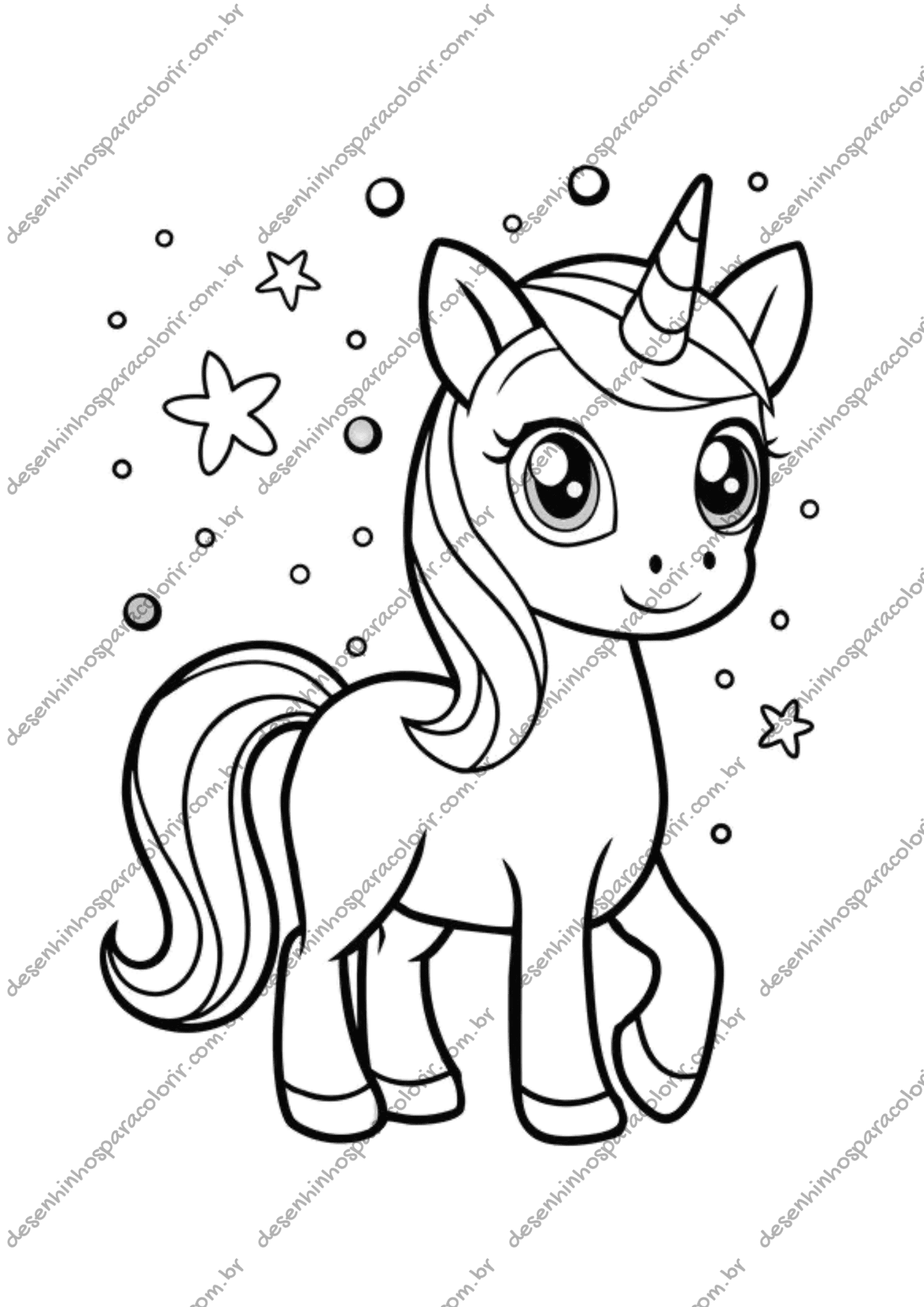 desenhos de unicórnio para festa