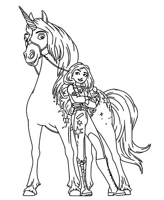 unicornio para pintar