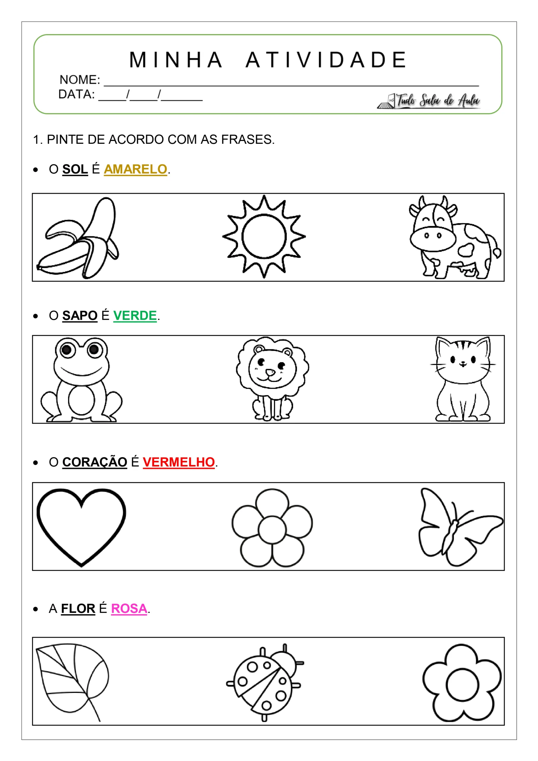 desenhos para colorir BNCC 5 anos