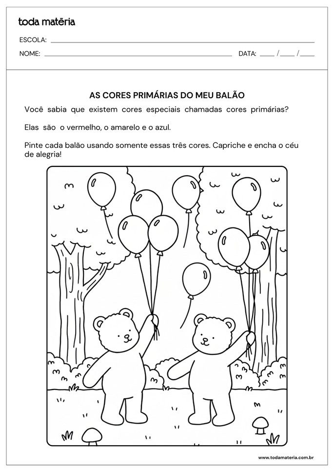 pintar e aprender formas geométricas