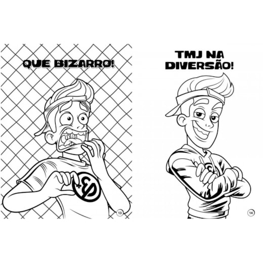 livro de colorir do enaldinho