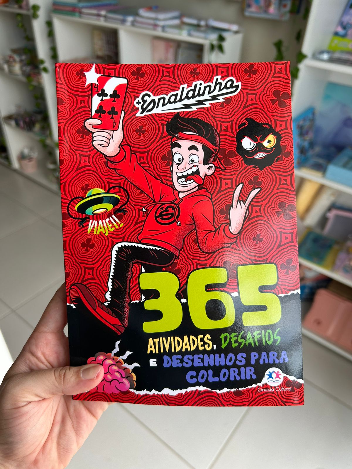 livro de colorir do enaldinho
