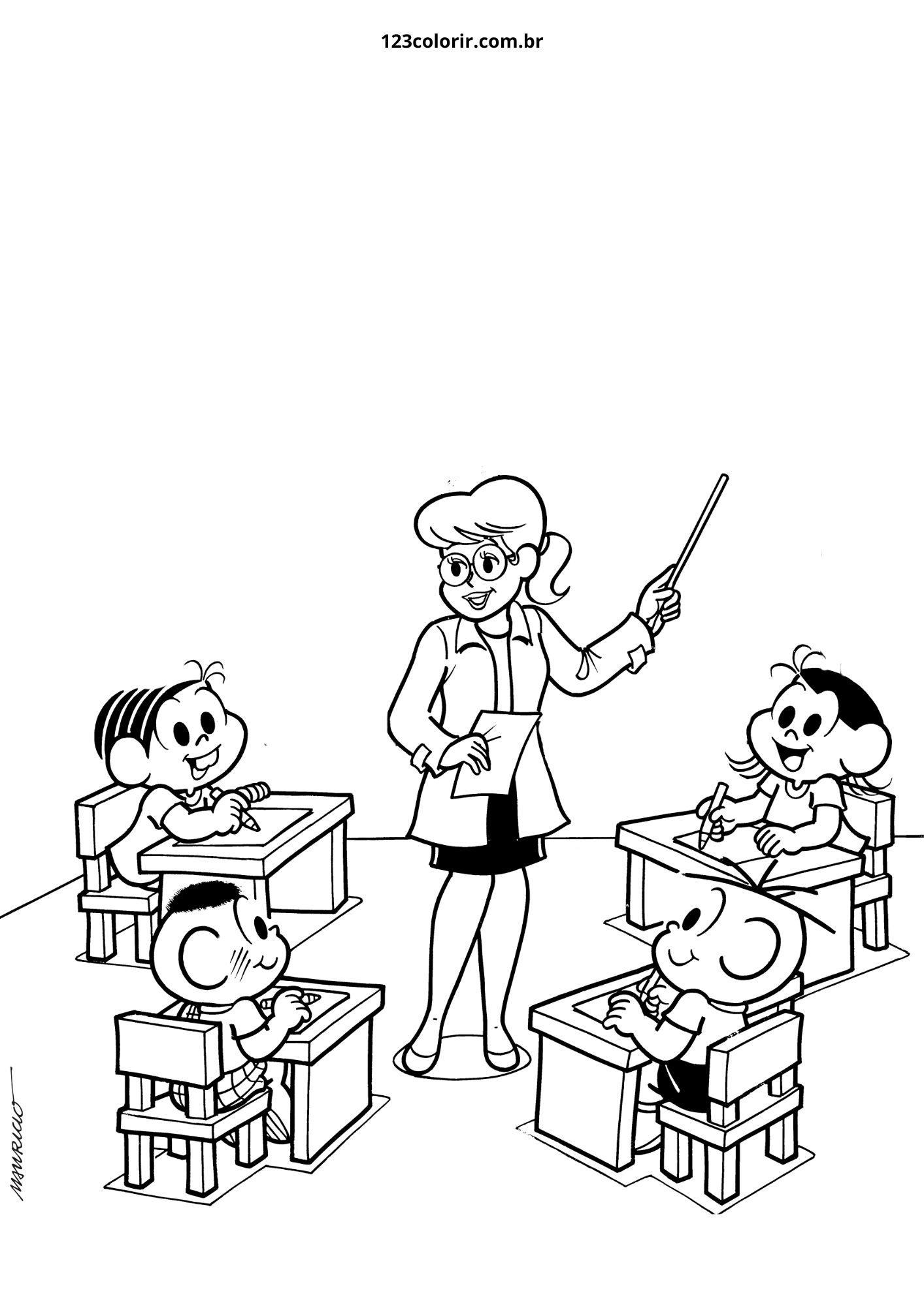 desenhos de prédios escolares para imprimir