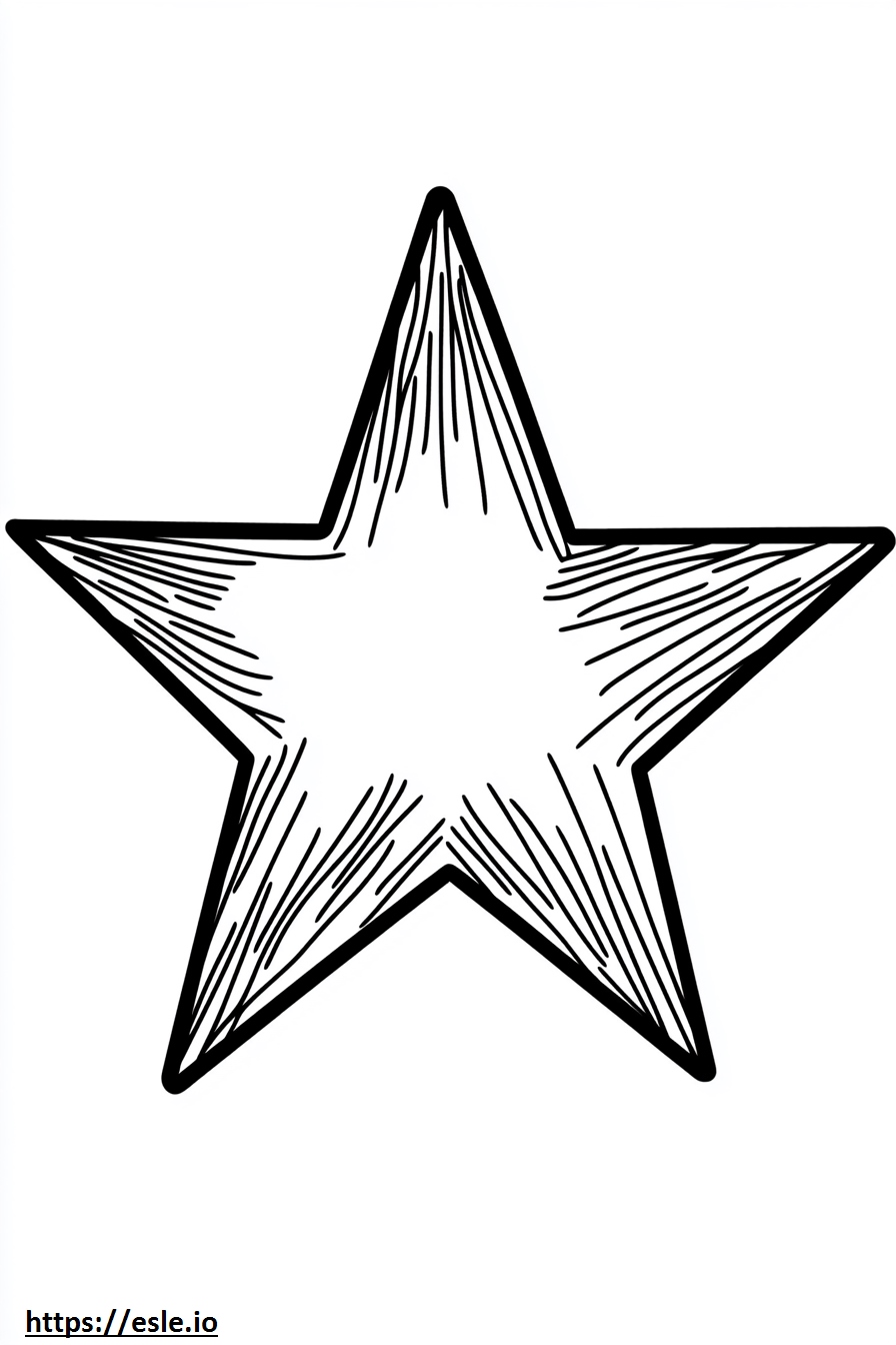 molde de estrela para imprimir