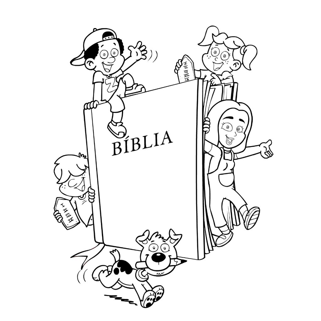 escola dominical desenhos