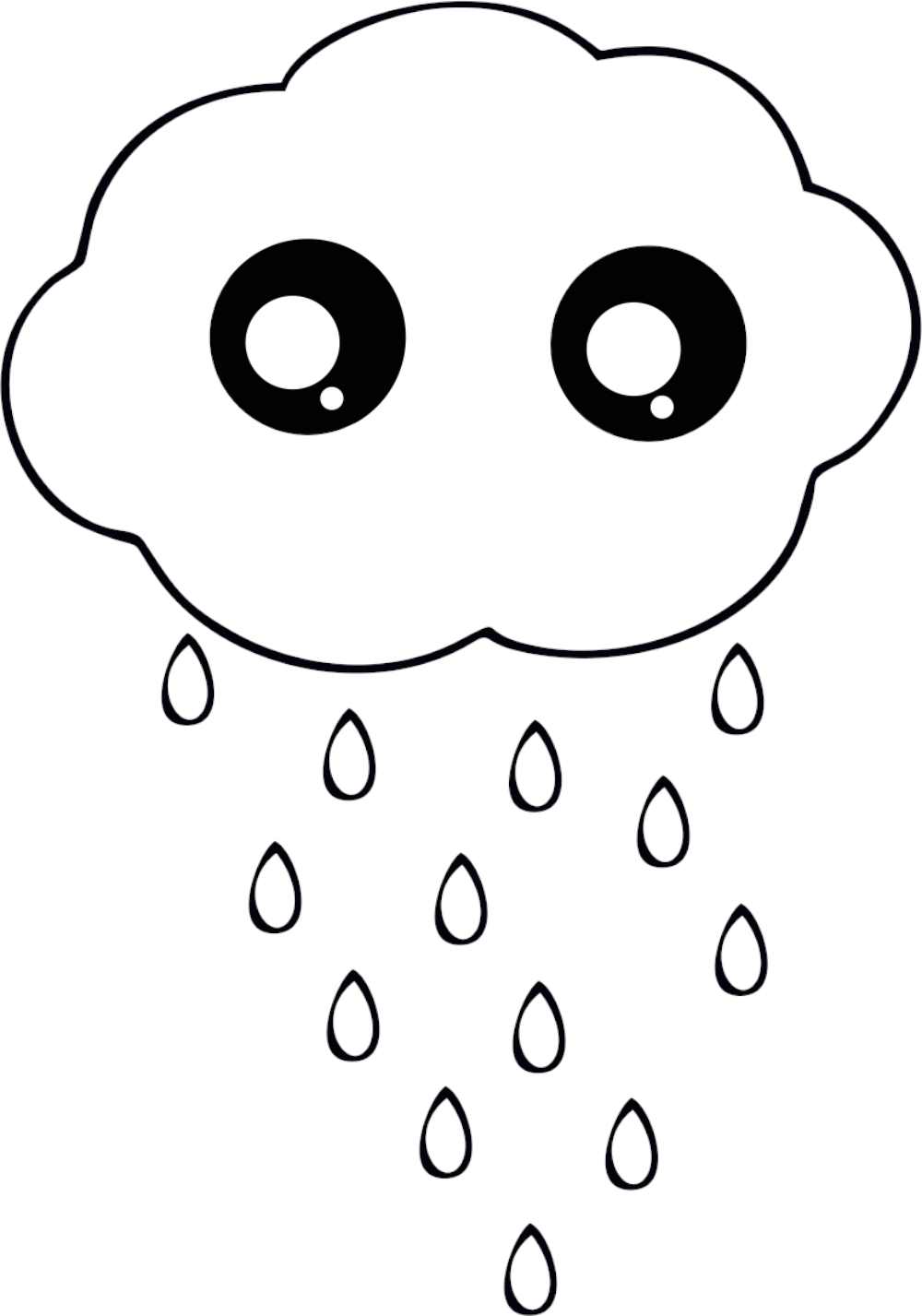 desenhos kawaii para colorir