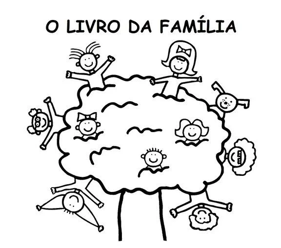 desenho familia para colorir dia dos avós