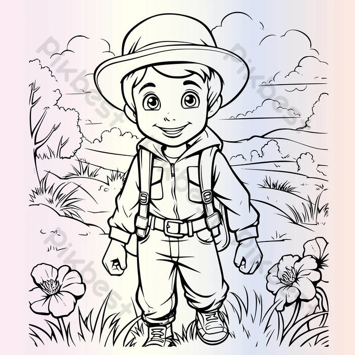desenho de espantalho para pintar
