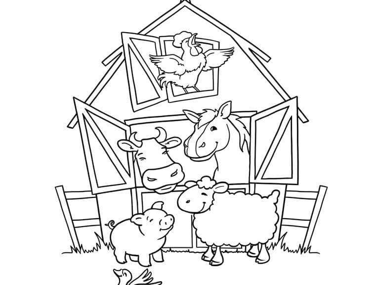 desenhos de fazendinha para imprimir