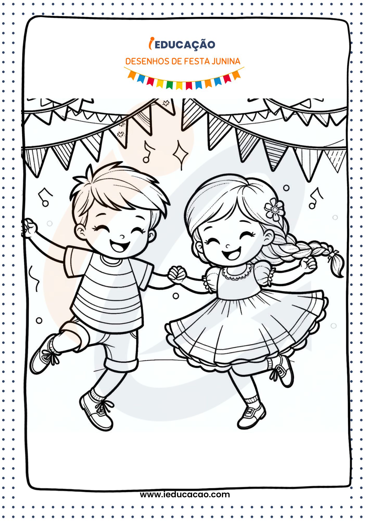 pintura festa junina infantil