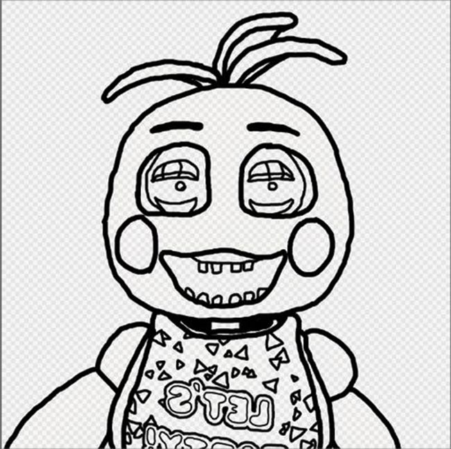 Foxy para colorir