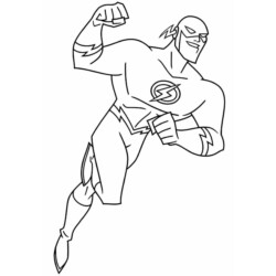 desenho do flash para pintar