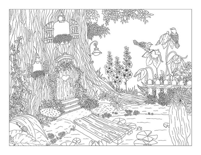 desenhos de princesas em florestas mágicas