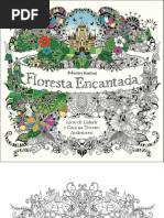 desenho floresta encantada para colorir pdf