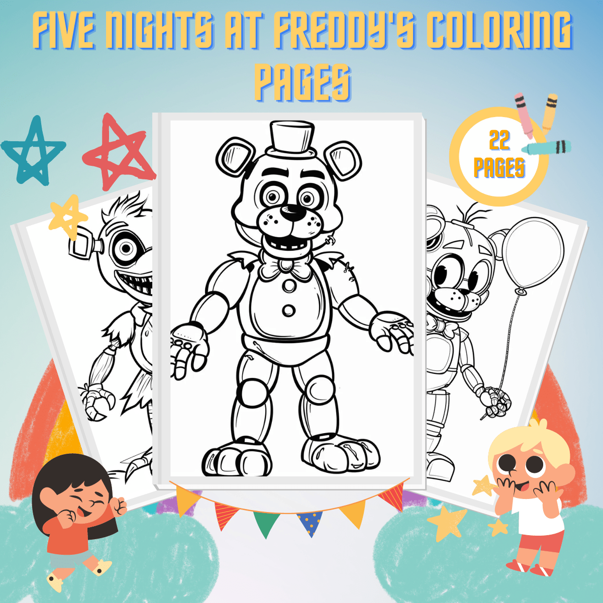 colorir Balloon Boy FNAF 2