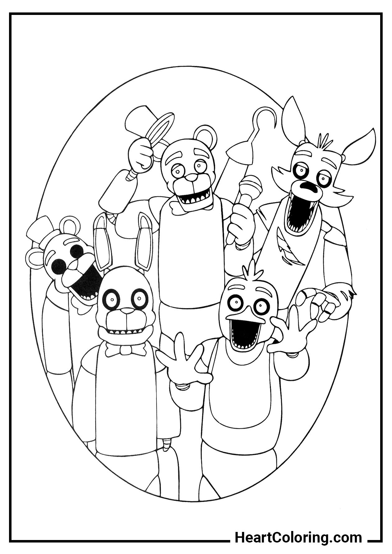 arte FNAF 2 fãs
