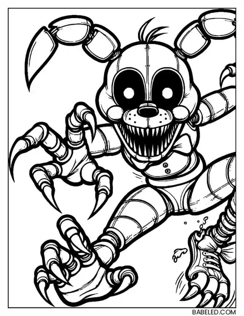 desenhos FNAF 2 para imprimir