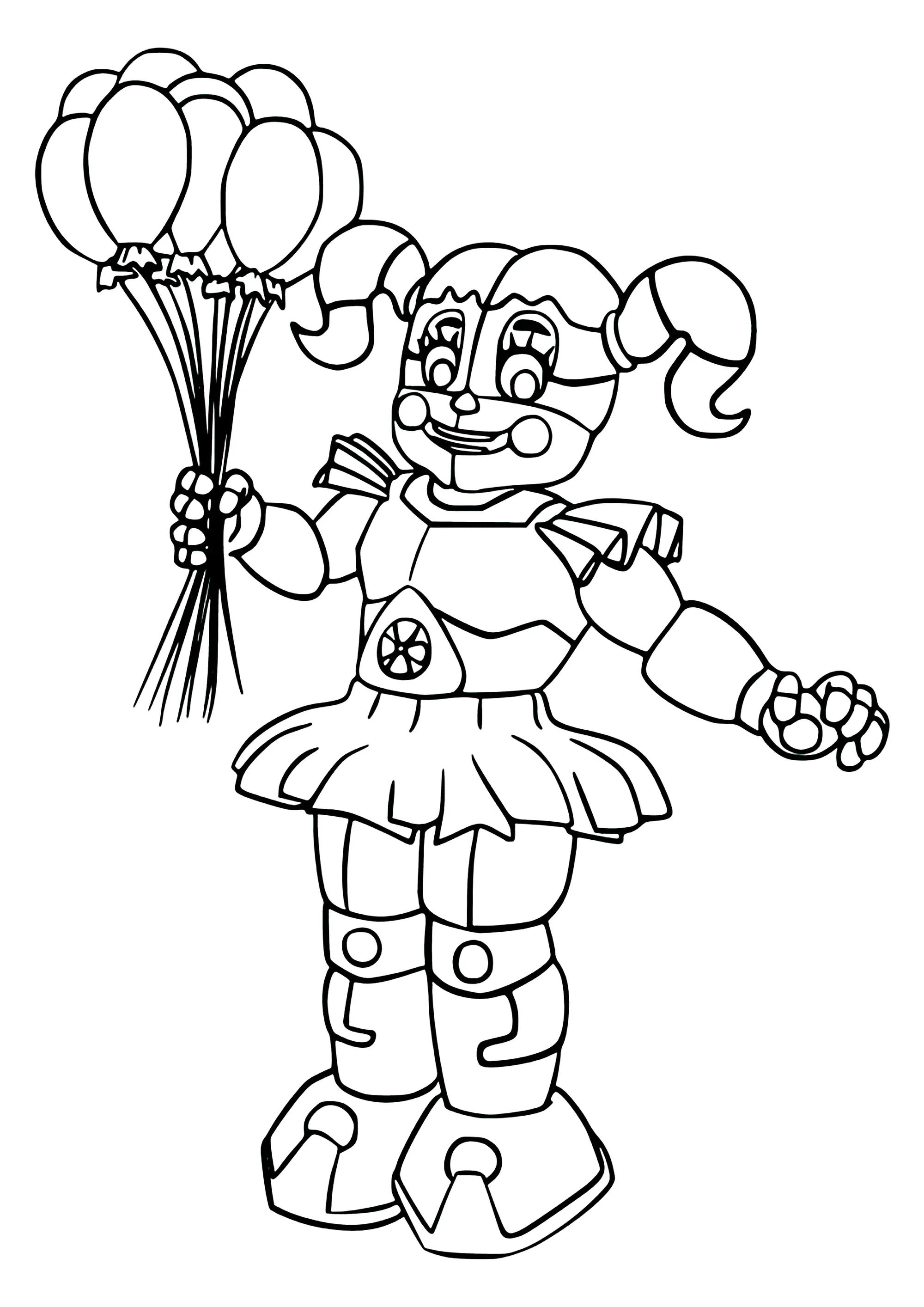 colorir Balloon Boy FNAF 2