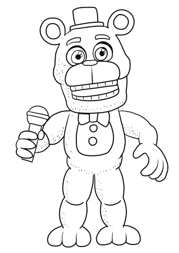 fnaf coloring pages