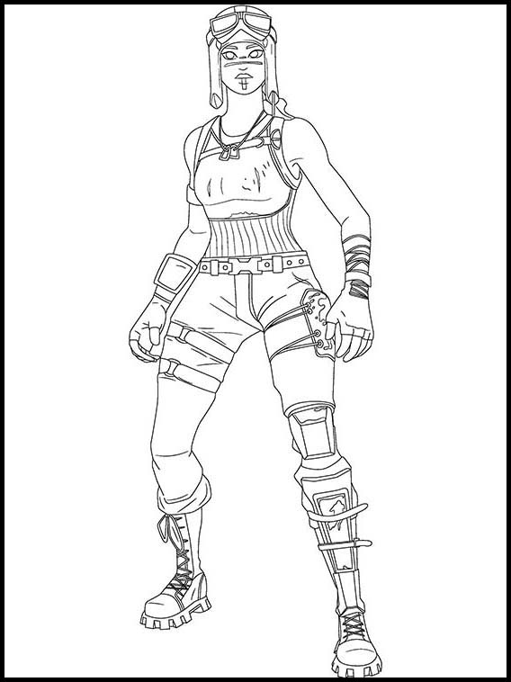 renegade raider para colorir
