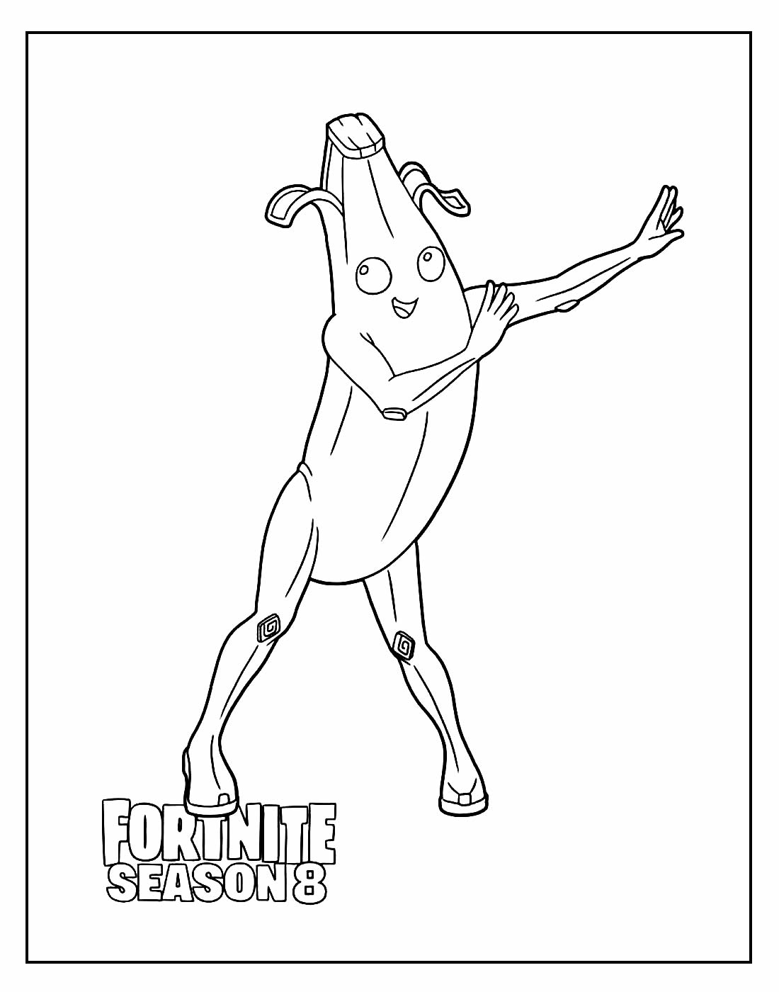 skins fortnite para colorir