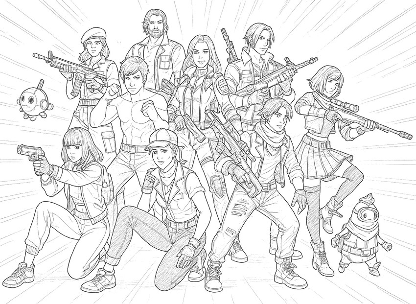 skins Free Fire para pintar