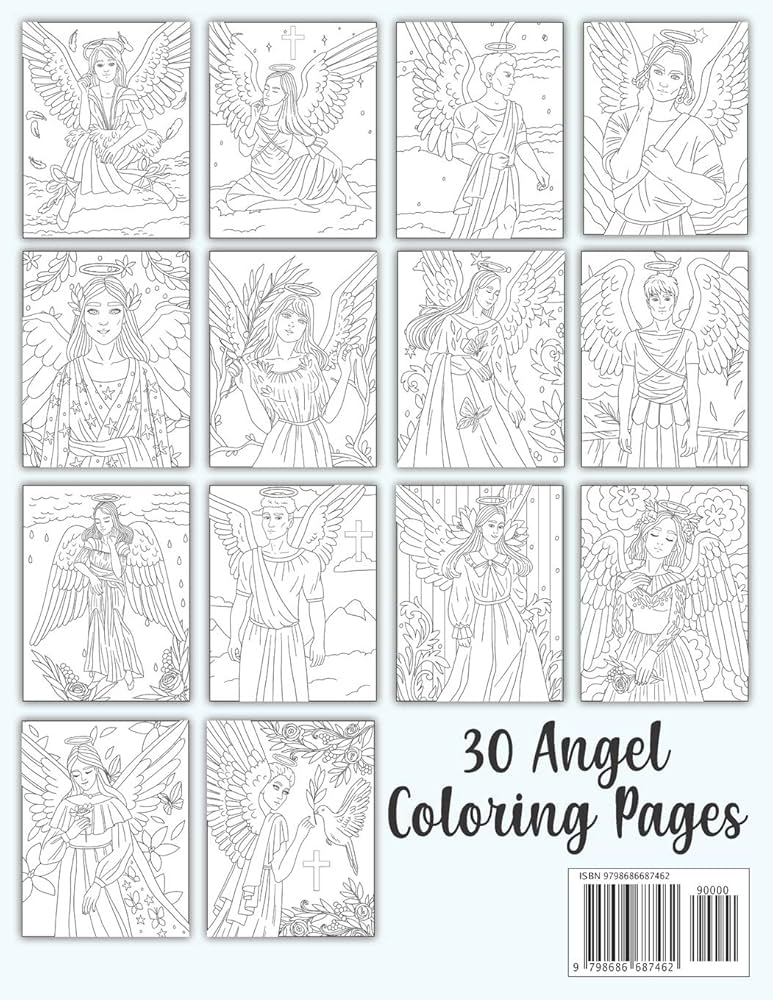 Calça Angelical Dourada para colorir