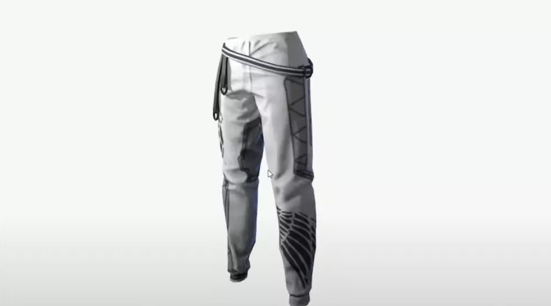 Calça Angelical Vermelha para colorir
