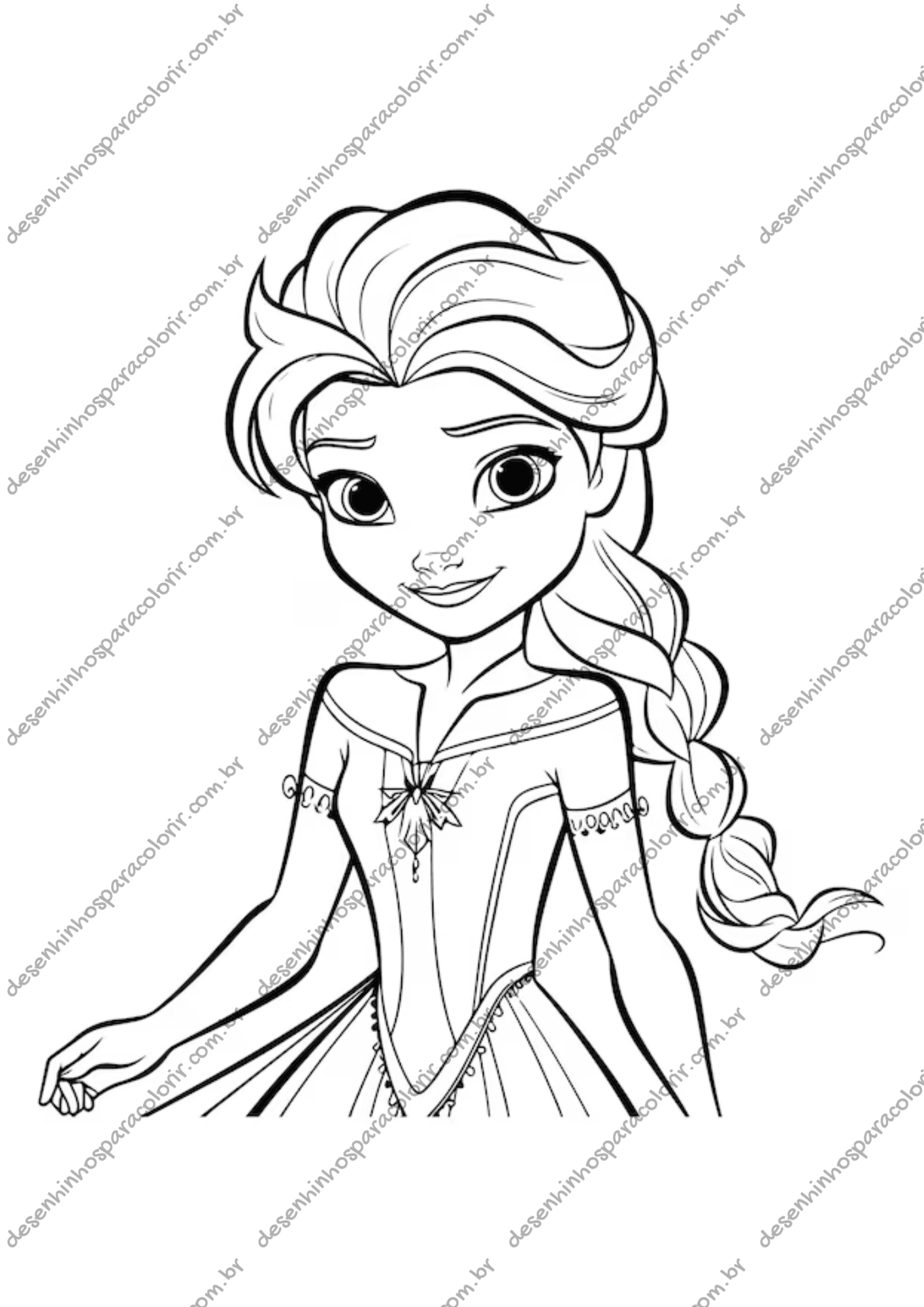 desenho frozen 1 para imprimir