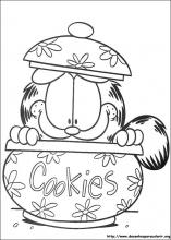 desenho do Garfield para pintar