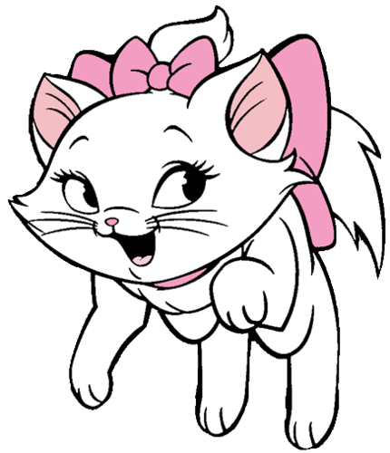 gatinha marie para colorir e imprimir