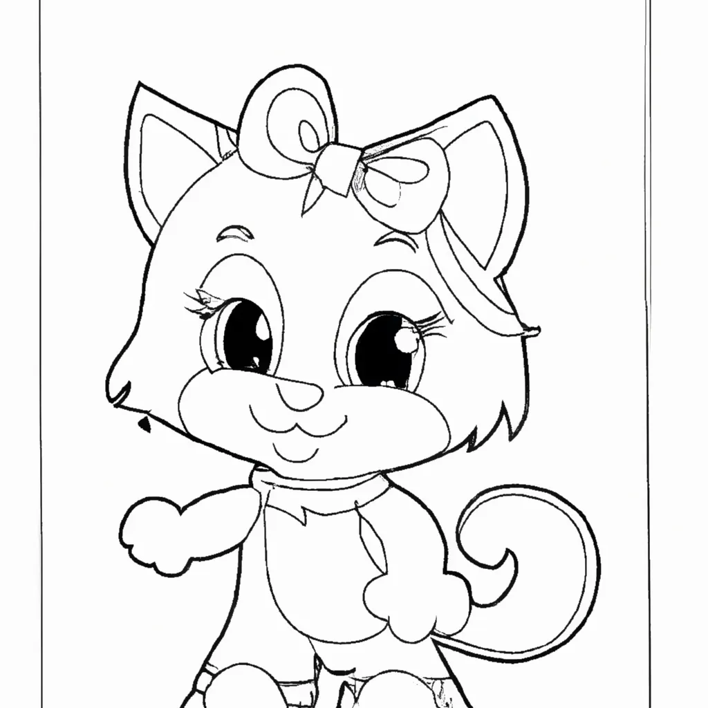 como desenhar a gatinha marie passo a passo